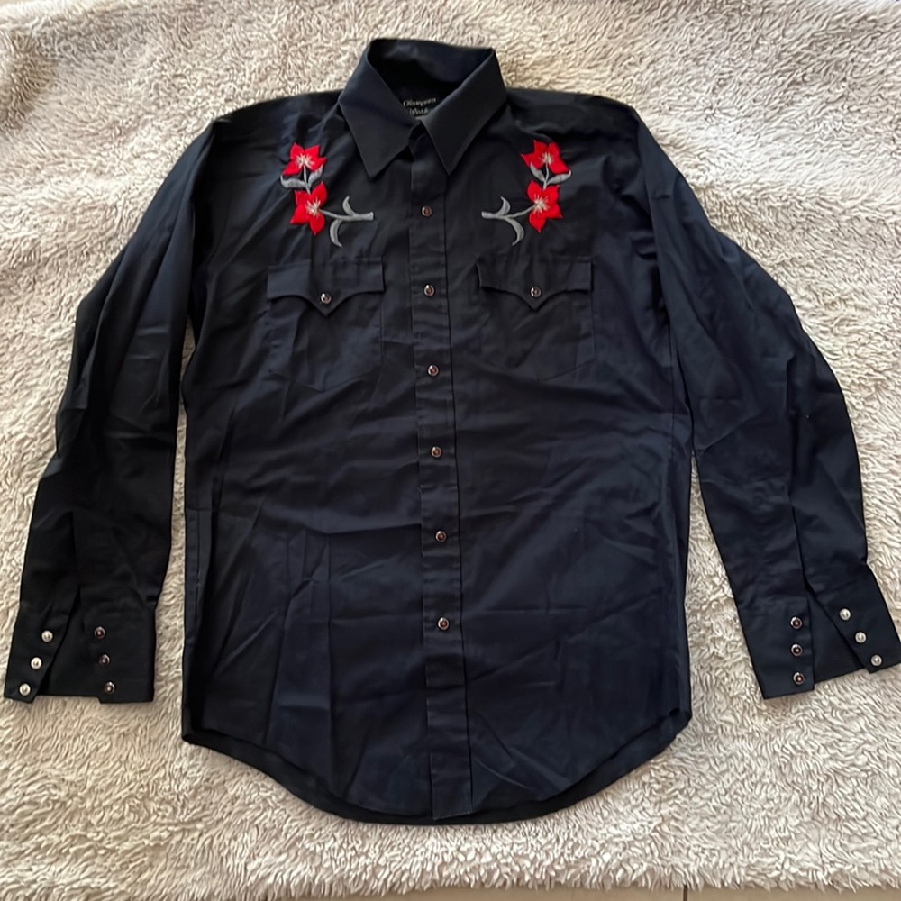 Champion Westerns Snap Shirt Embroidered Flower 16-34